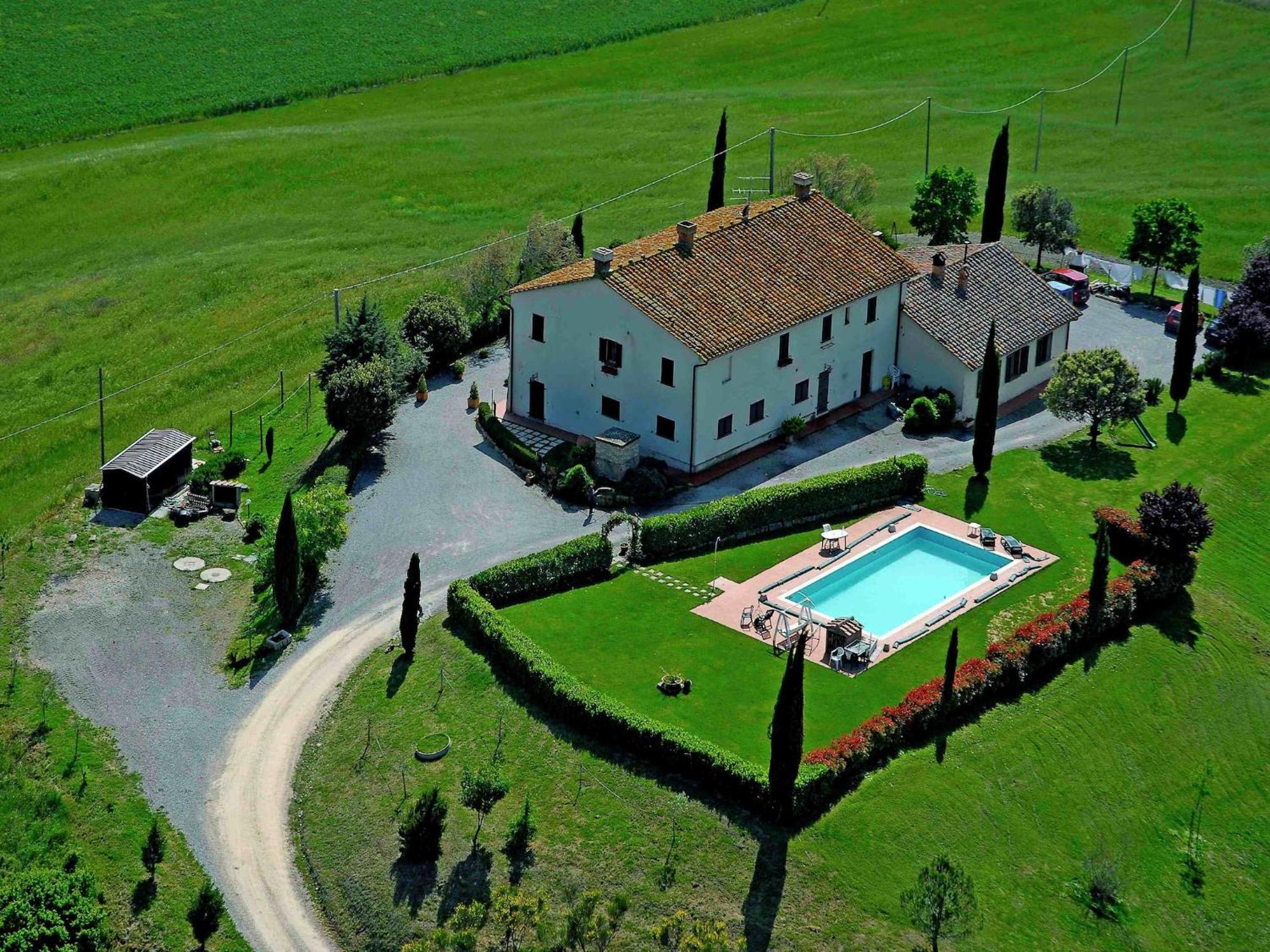 Modern Farmhouse In Pienza With Pool Exteriér fotografie