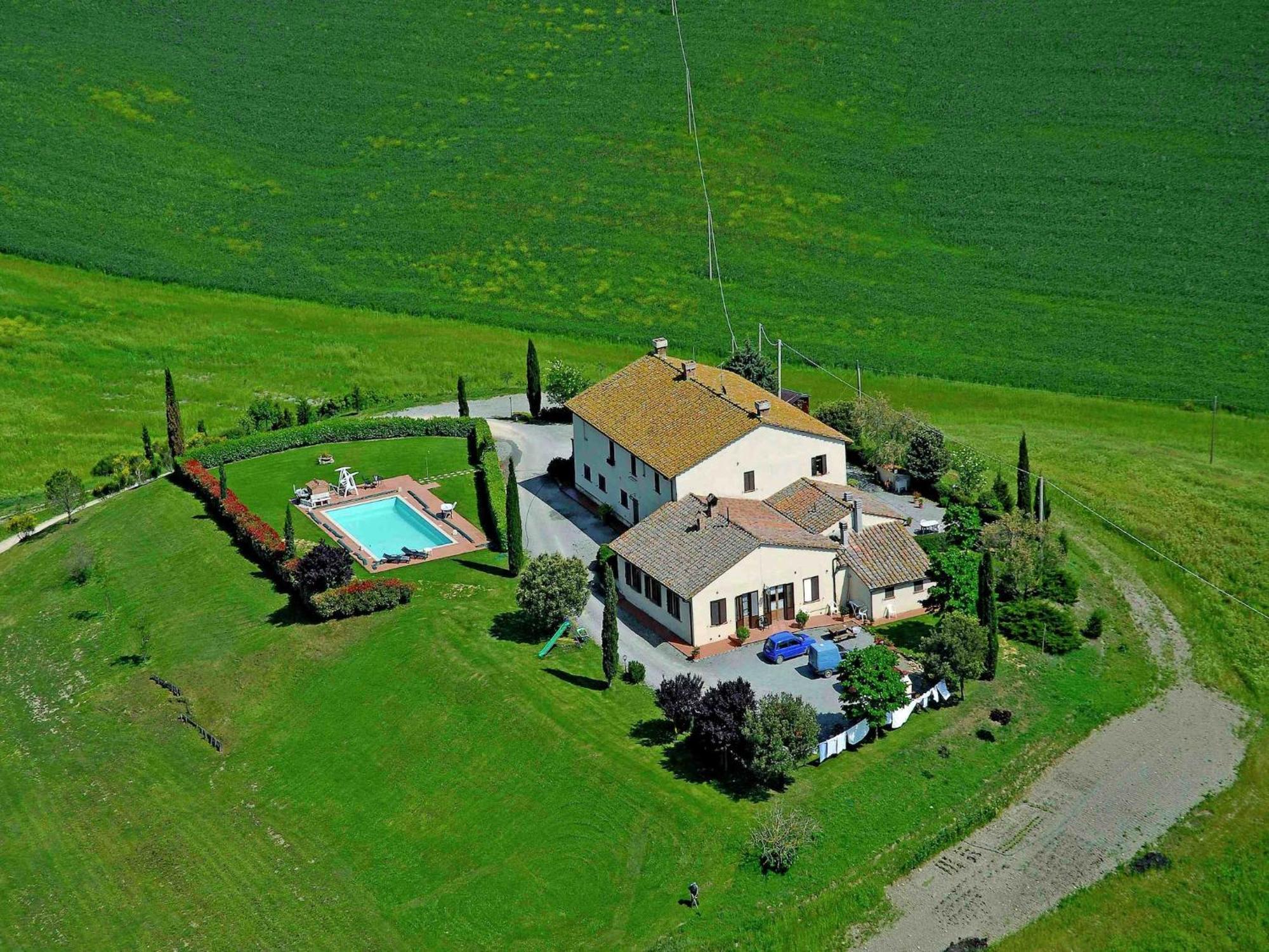 Modern Farmhouse In Pienza With Pool Exteriér fotografie