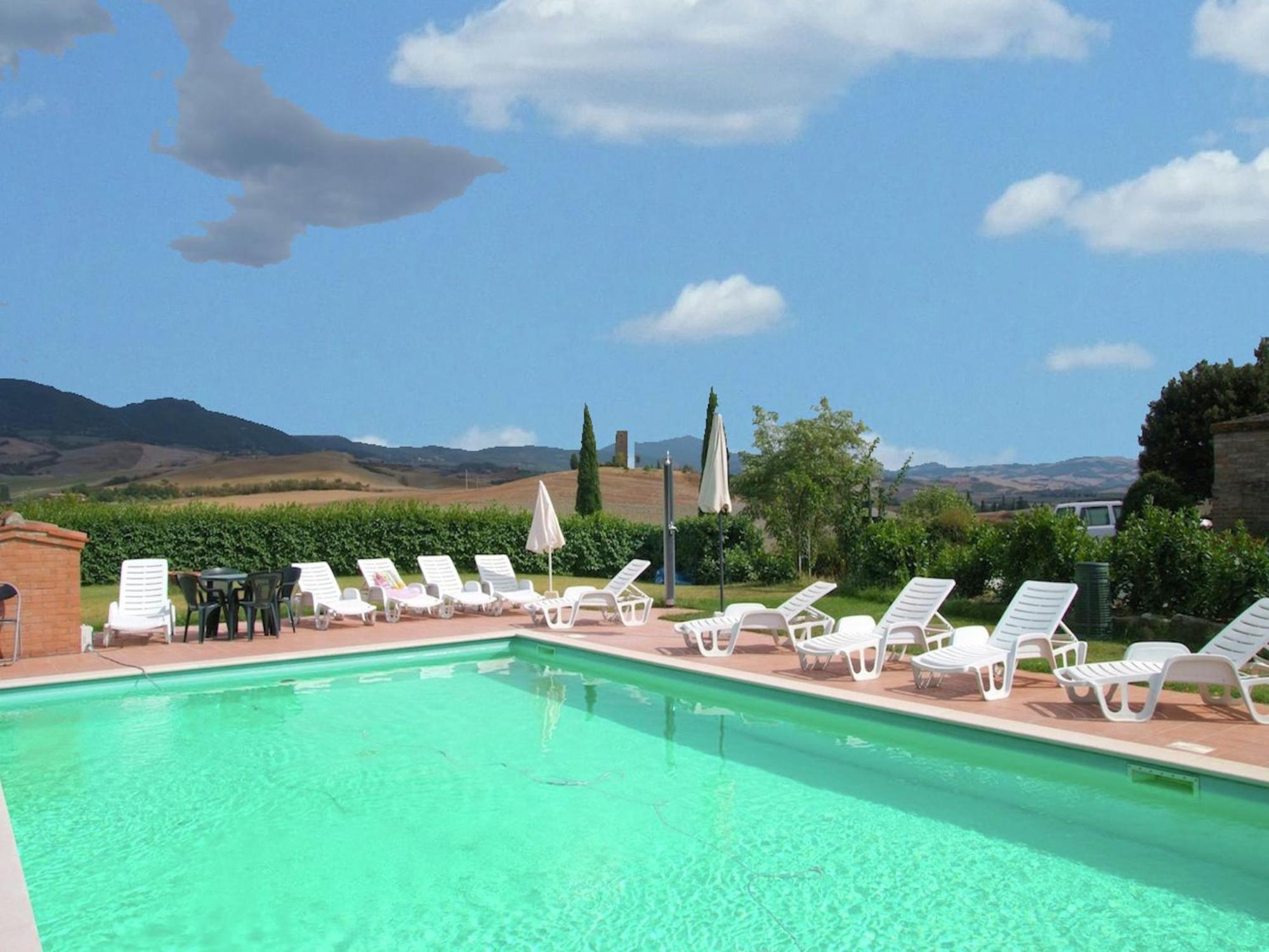 Modern Farmhouse In Pienza With Pool Exteriér fotografie